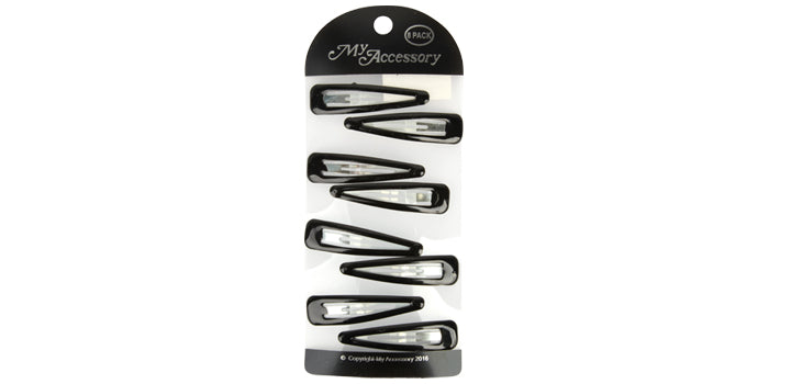 Sleepie Clip 08 Pack Large Black Epoxy