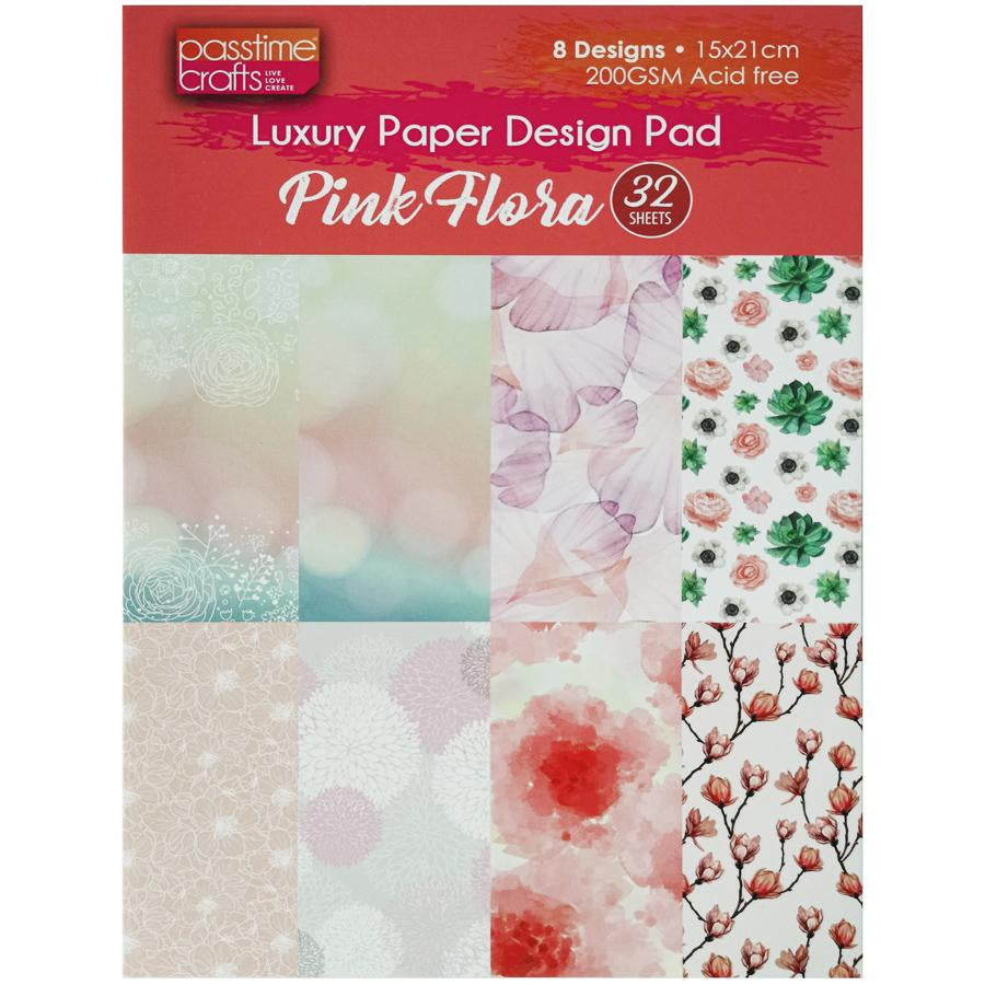 Pattern Paper Pad A5 24 Sheets - Floral