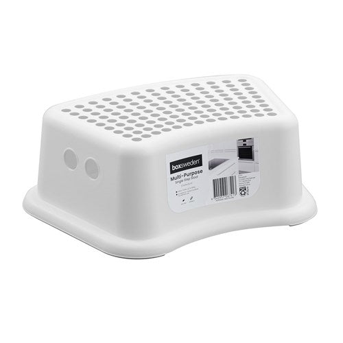 SINGLE STEP STOOL ANTI SLIP 37X25X13CM