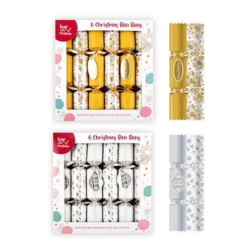 Bon Bons Xmas Box 6 34x6cm Foil Premium Toys Emb 2 Asstd