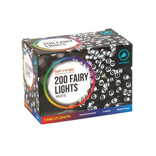 Lights Fairy White LV Pk200