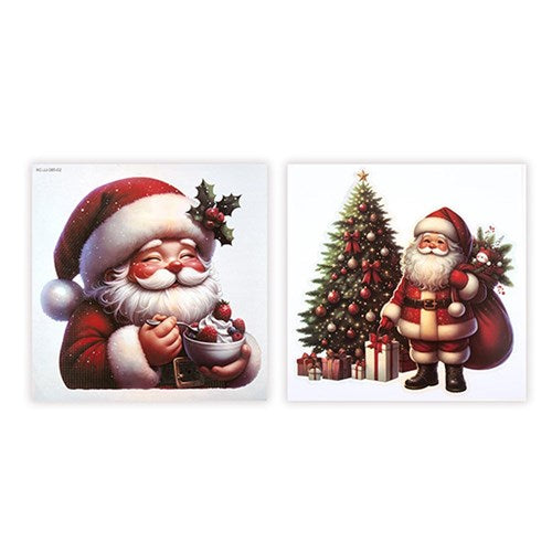 Stickers Window Xmas 30.5x30.5cm 2 Asst Designs