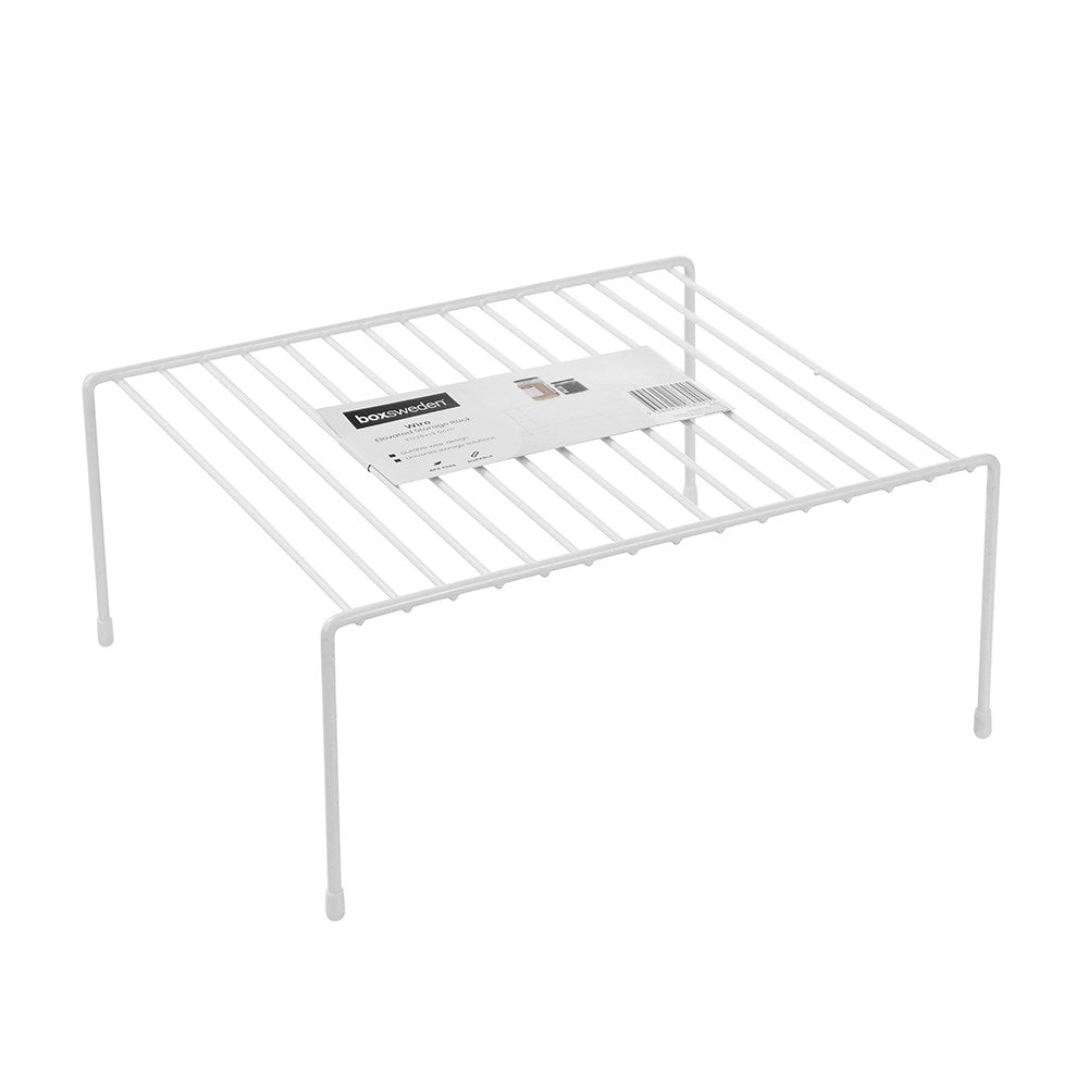 WIRE ELEVATED STORAGE RACK – 31X26X13.5CM