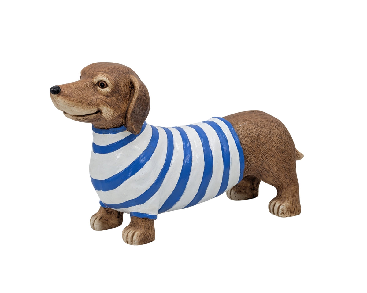 MAGNESIA BLUE BEACH DACHSHUND 50.5X30.5X16.5CM