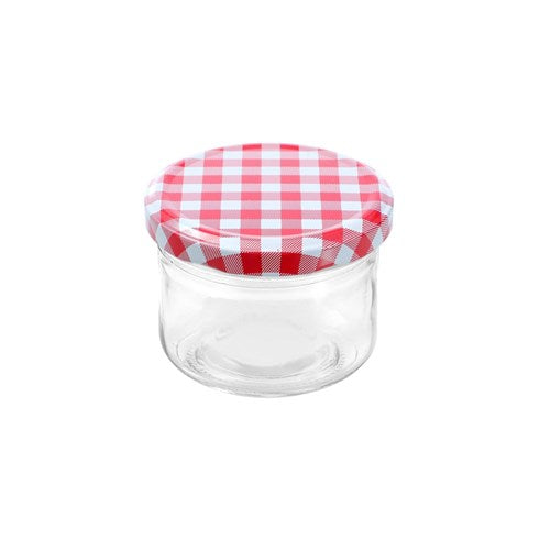 TOSCANA GLASS CONSERVE JAR 12PK 230ML 8.5X8.5X7CM