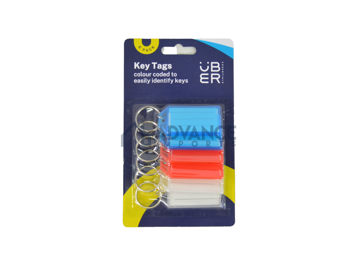 Key Tags 6 Pack
