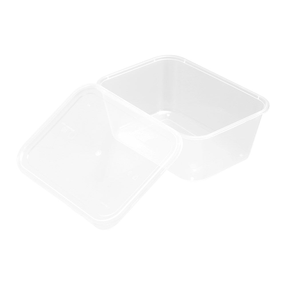 REUSABLE FOOD CONTAINER RECT 1.5L 10PK