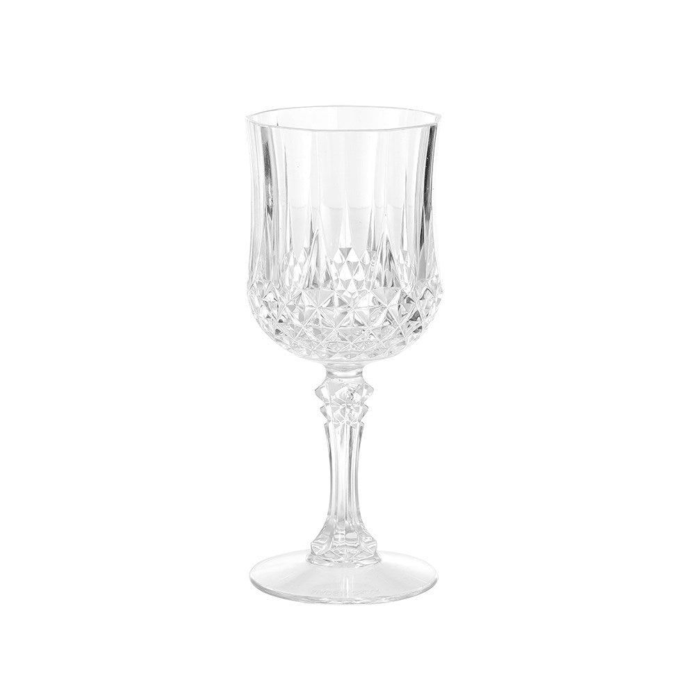 CRYSTAL DECO WINE CUP 4PK 220ML
