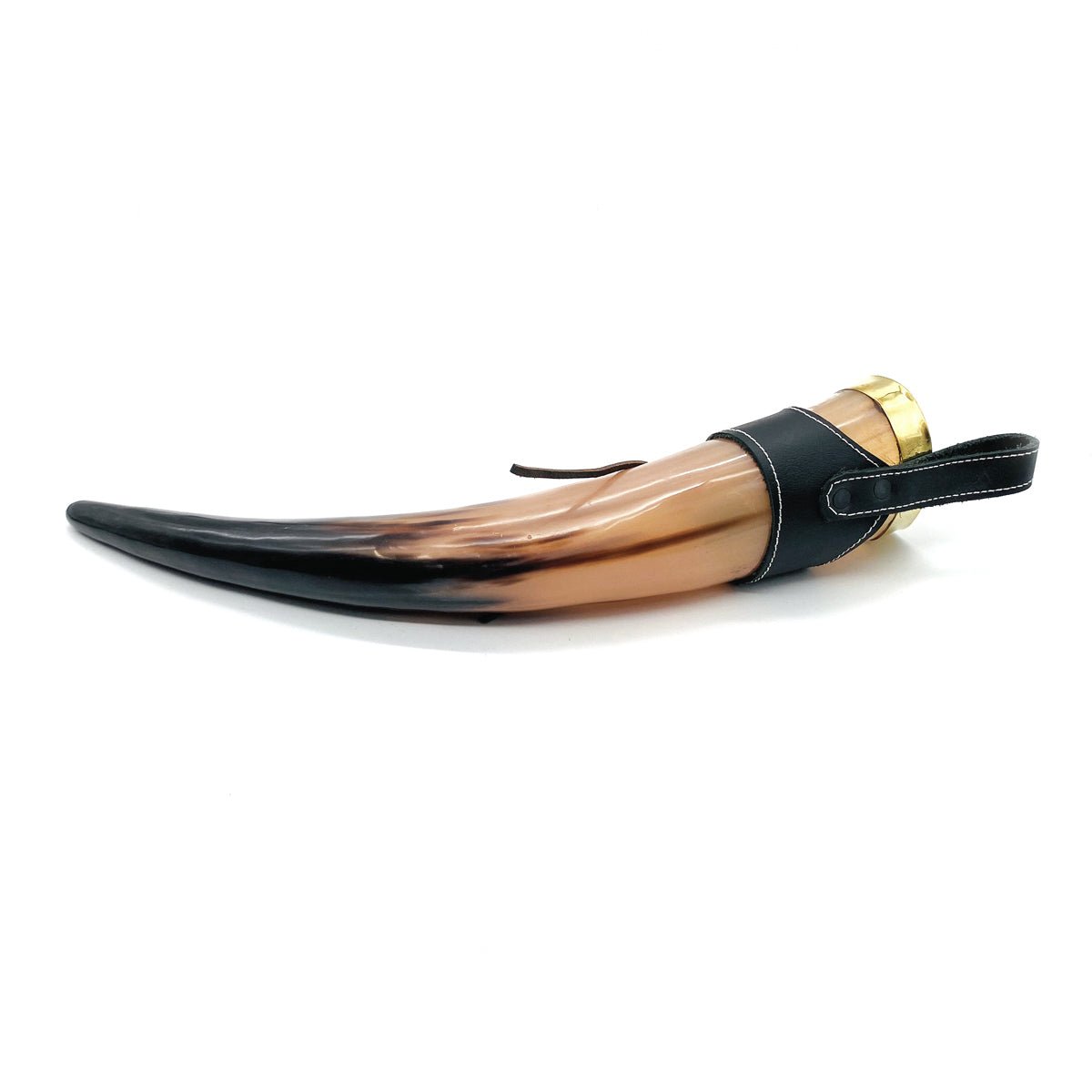 Viking Drinking Horn with Leather Strap