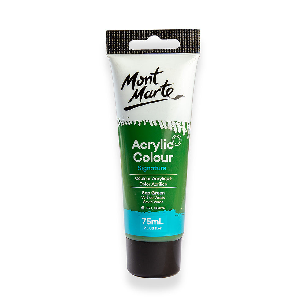 Acrylic Colour Paint Signature 75ml Tube - Sap Green