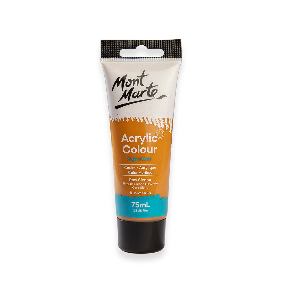 Acrylic Colour Paint Signature 75ml Tube - Raw Sienna