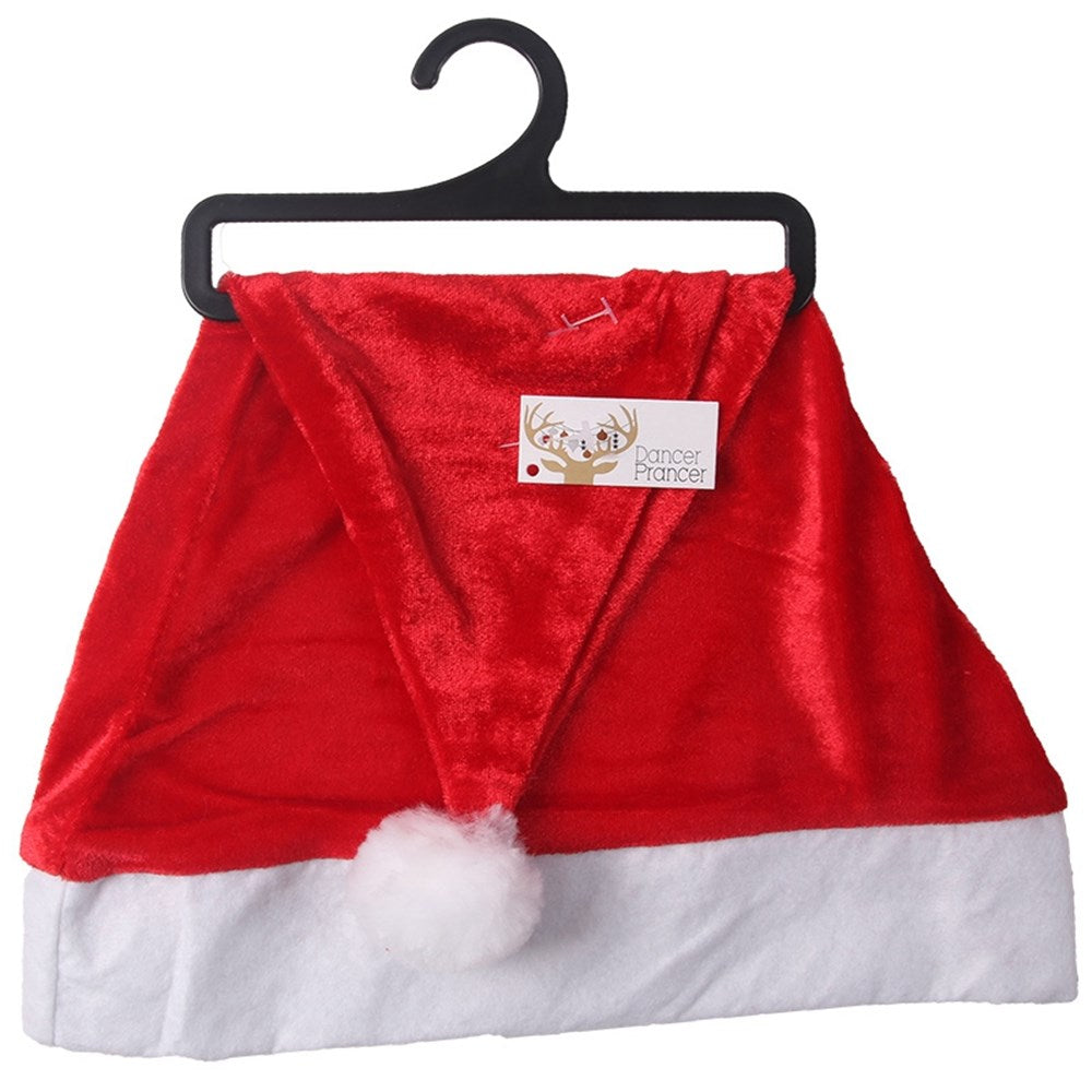 RED WHITE BUDGET SANTA HAT