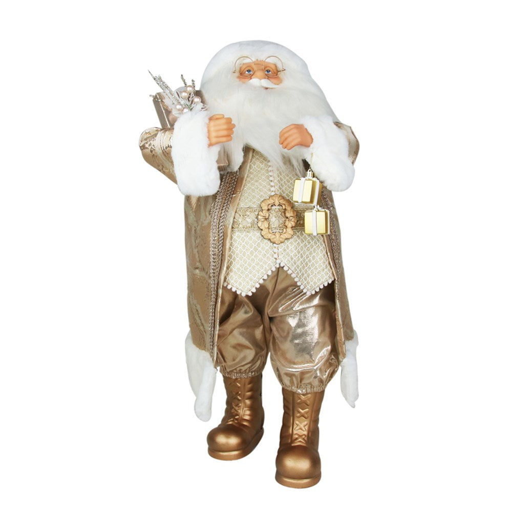 80CM CHAMPAGNE SANTA CLAUS