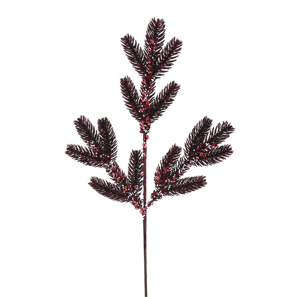 63CM CHERRY RED PINE STEM