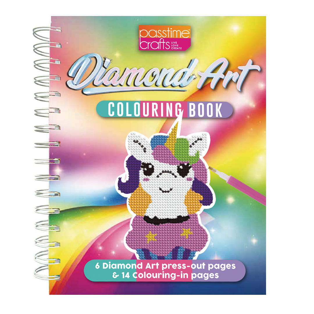Diamond Art x Colouring Book