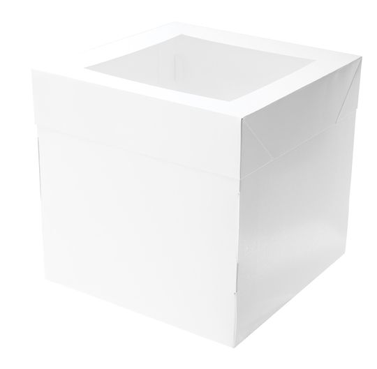Mondo White Cake Box 12in Tall Square 14in x 14in