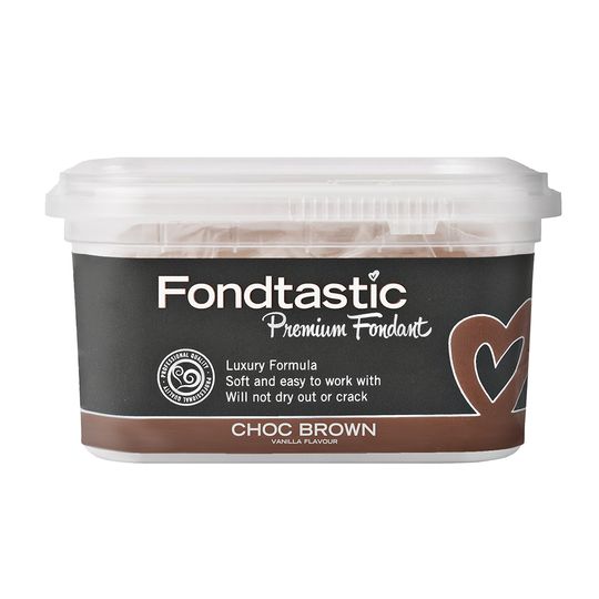 Fondtastic Premium Fondant - Choc Brown 250g
