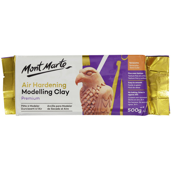 Air Hardening Modelling Clay 500g - Terracotta