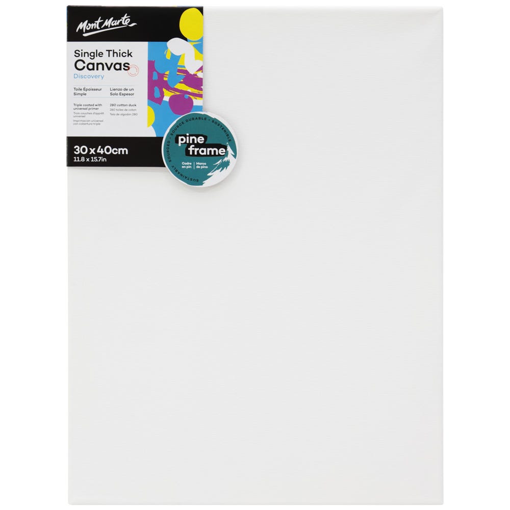 Single Thick Canvas Discovery 30 x 40cm (11.8 x 15.7in)