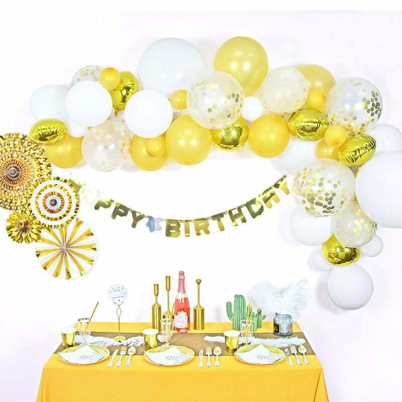 Balloon Garland set-Gold