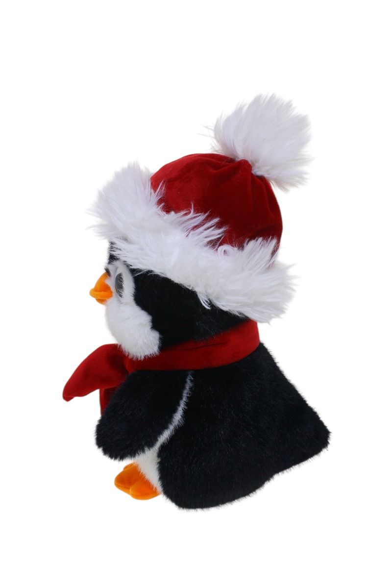 Black & White Penguin Santa Ha