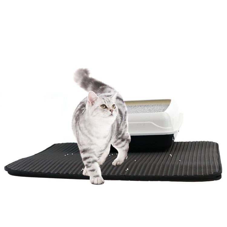 CAT LITTER TRAP MAT 58X53CM – DUAL LAYER