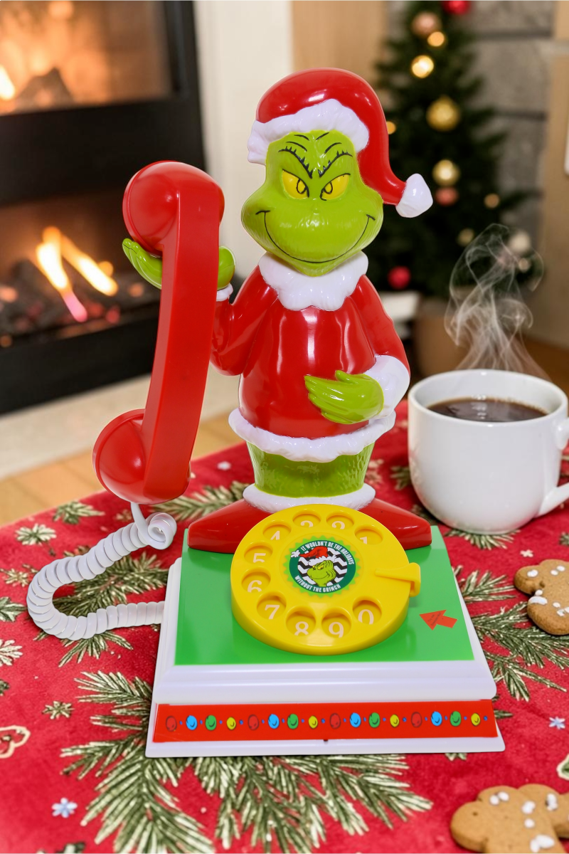 Grinch Lighted Holiday Phone