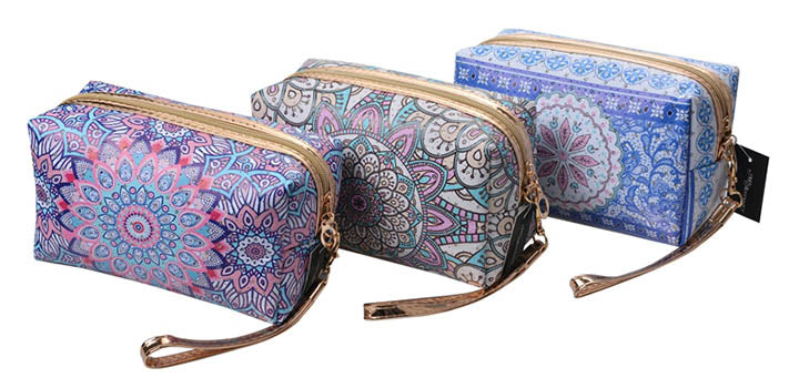 Cosmetic Bag Mandala Patterns
