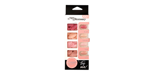 Press On Nails 100 Pack Natural Colours Almond Shape