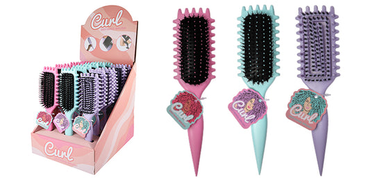 Curl Definition Hair Brush Display Of18 Units
