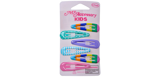 Sleepie Clip 6Pack Stripe Spot & Plain