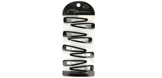 Sleepie Clip 08 Pack Large Black Epoxy