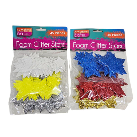 Foam Glitter Multi Stars