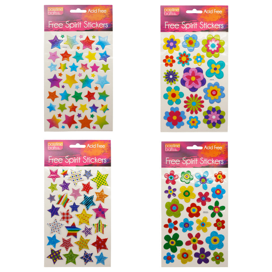 Retro Stickers 18cm