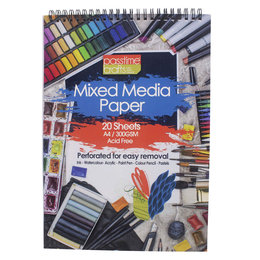 A4 Spiral Sketchbook 300GSM 25 Sheet
