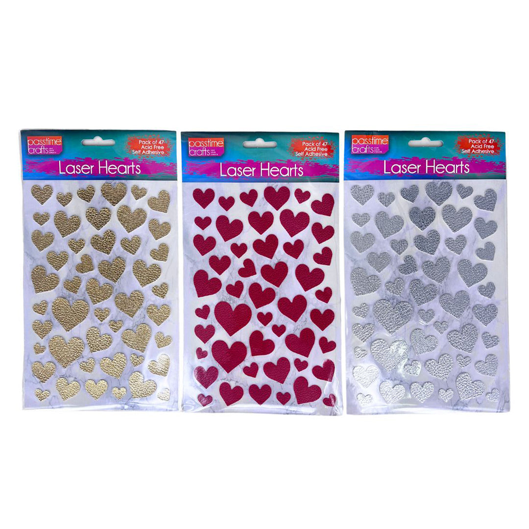 Holographic Heart Stickerss