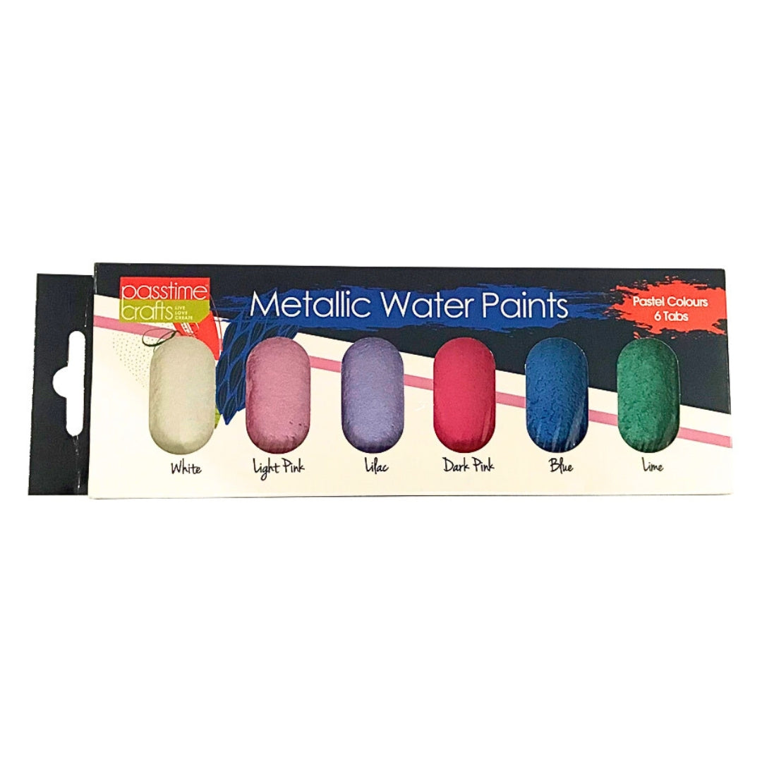 Pastel Watercolour Paint Pans Pack of 6