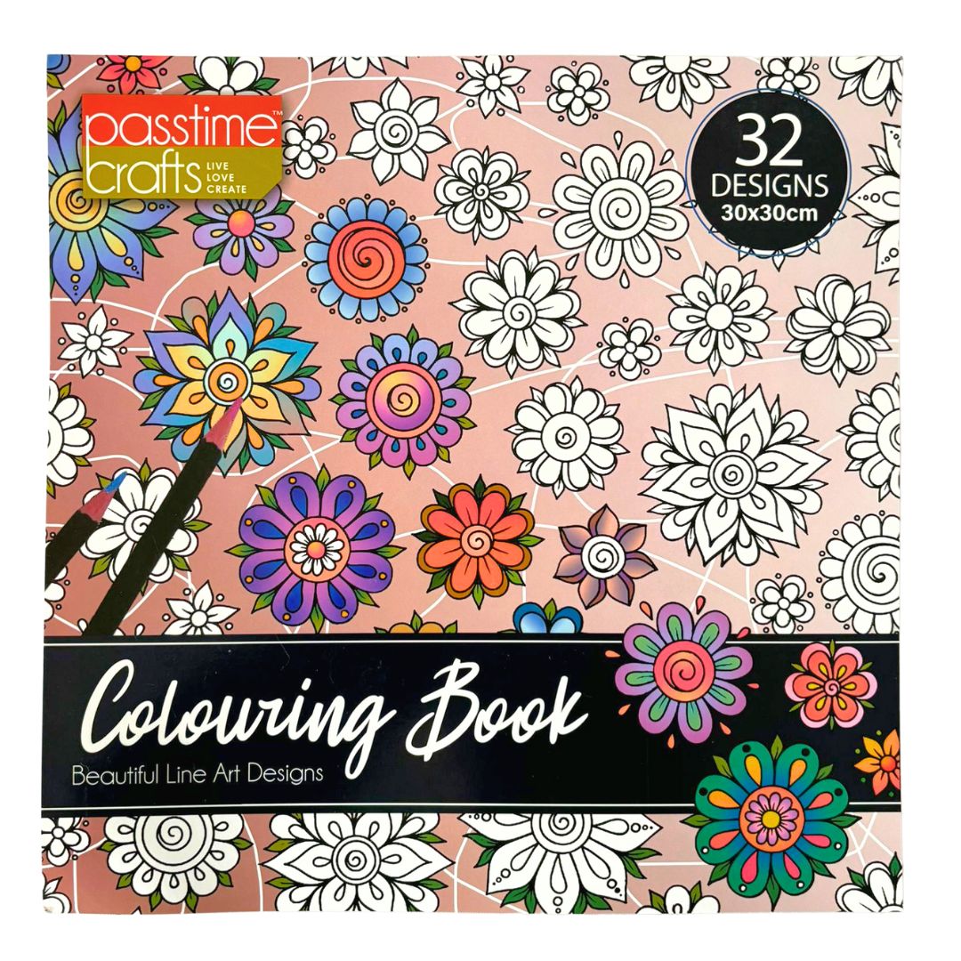 Art Therapy Colouring Book 30x30cm