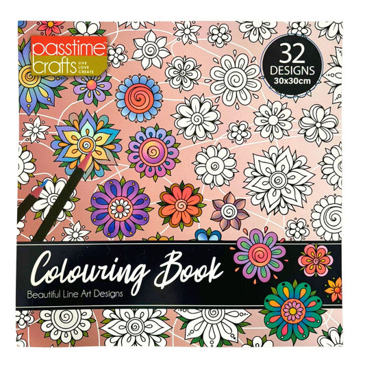 Art Therapy Colouring Book 30x30cm