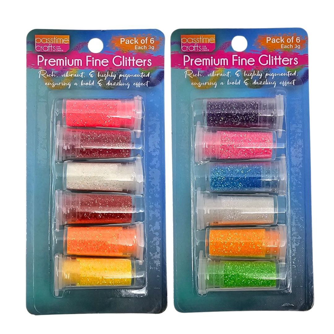 Neon Powder Glitters Set of 2 - Each 3g