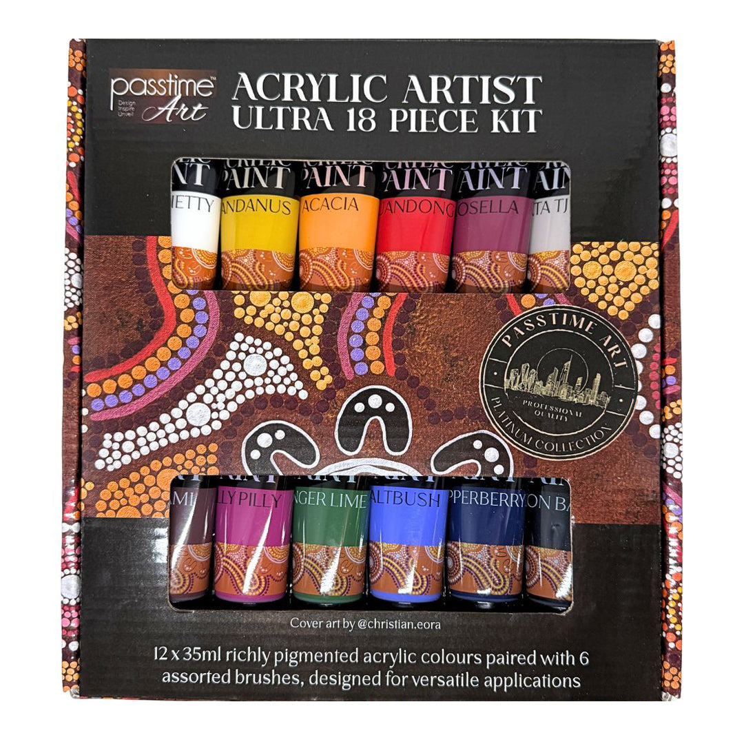 Acrylic Artist Ultra 18 Piece Kit