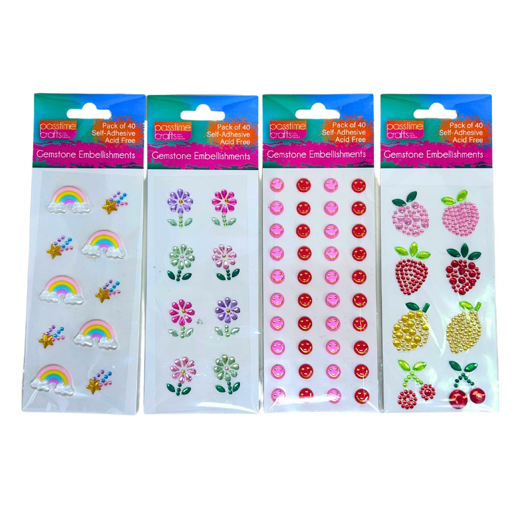 Mini 3D Adhesive Decals