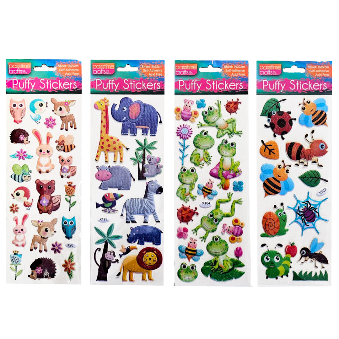 Puffy Shimmer Stickers
