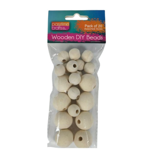 Wooden Beads Pack of 20