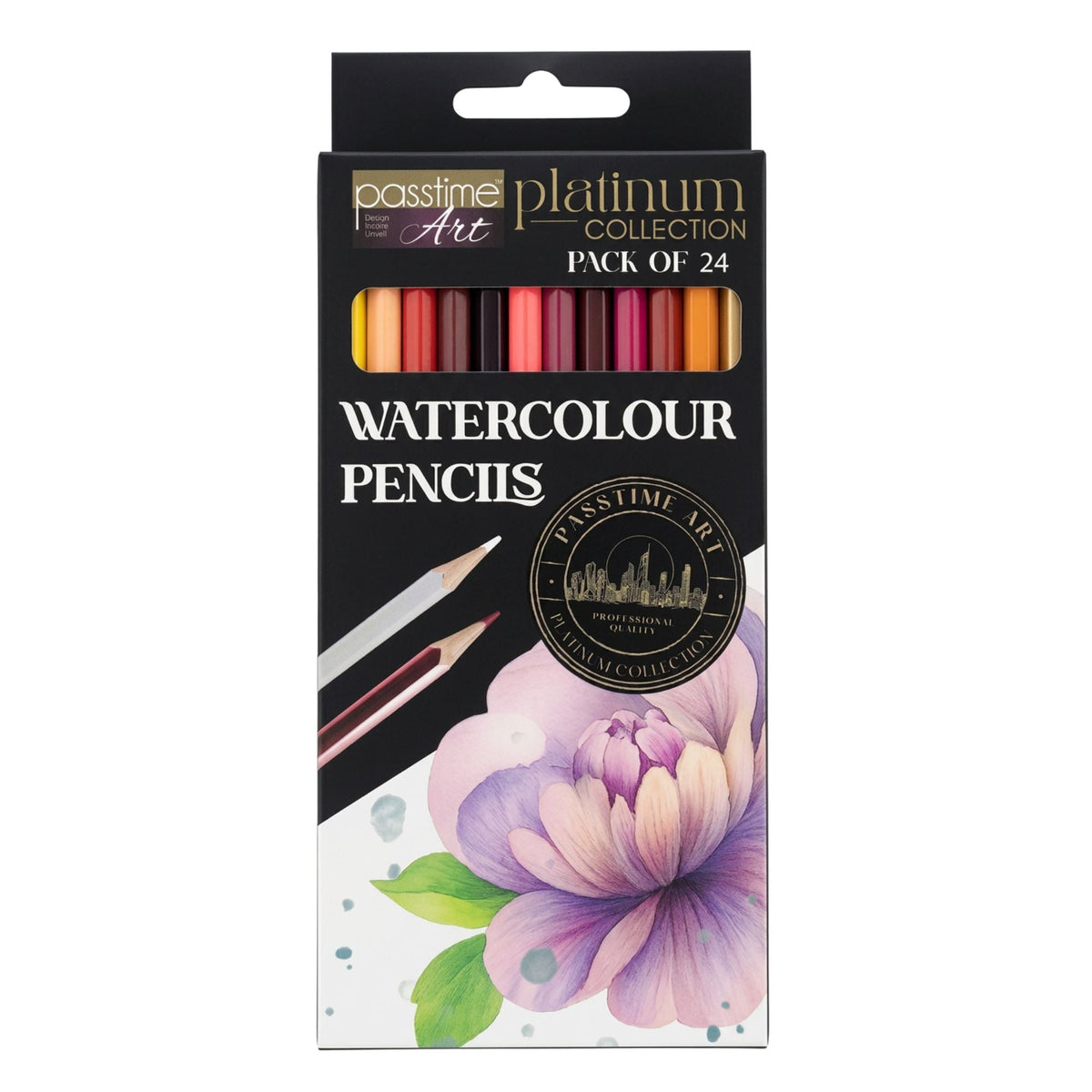 24 Watercolour Pencils