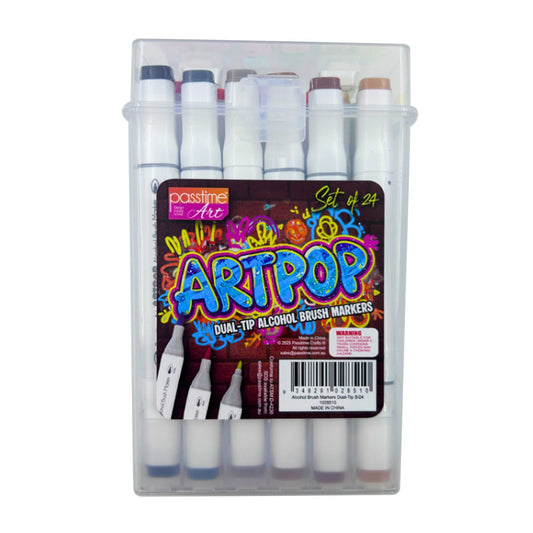 Dual-Tip Alcohol Brush Markers
