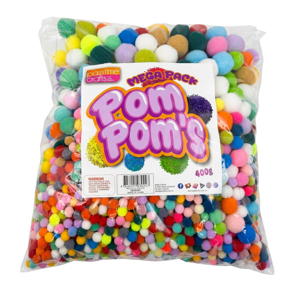 Mega Pom Pom's Multi Set 400g