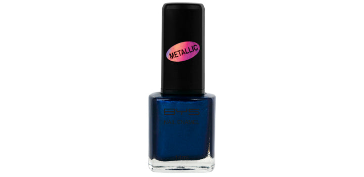 Bys N106 Nail Polish Metallic Blue Sapphire