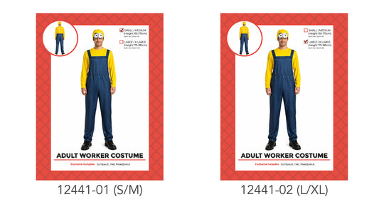 Adult Worker Boy Costume - L/XL