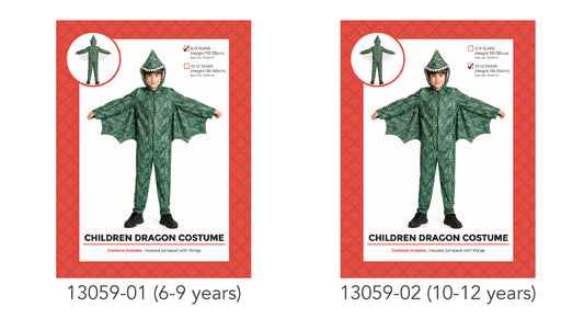 Children Dragon Costume - 10-12 Years